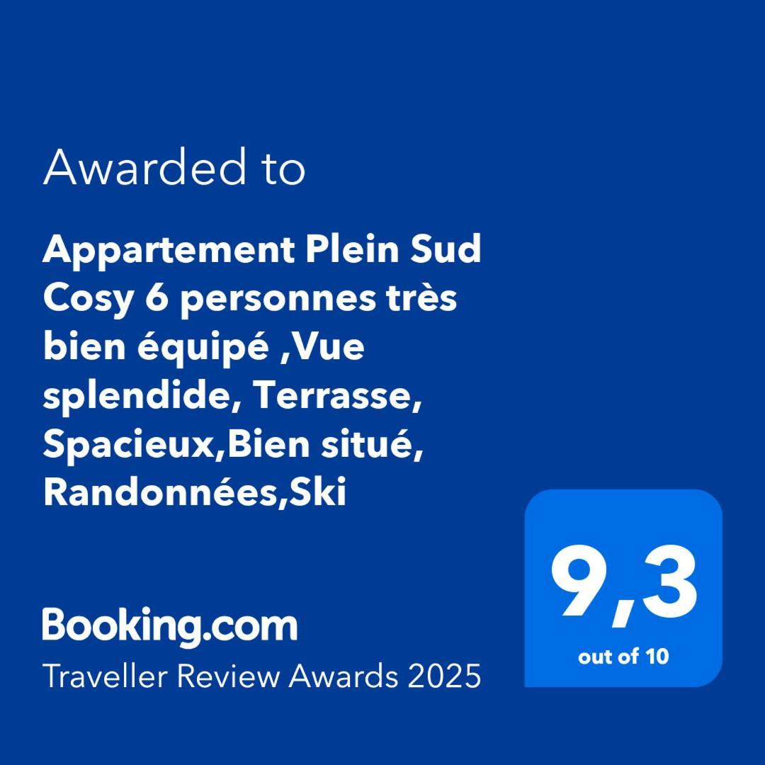Appartement Plein Sud Cosy 6 Personnes Tres Bien Equipe ,Vue Splendide, Terrasse, Spacieux,Bien Situe, Randonnees,Ski Saint-Sorlin-dʼArves Exterior foto